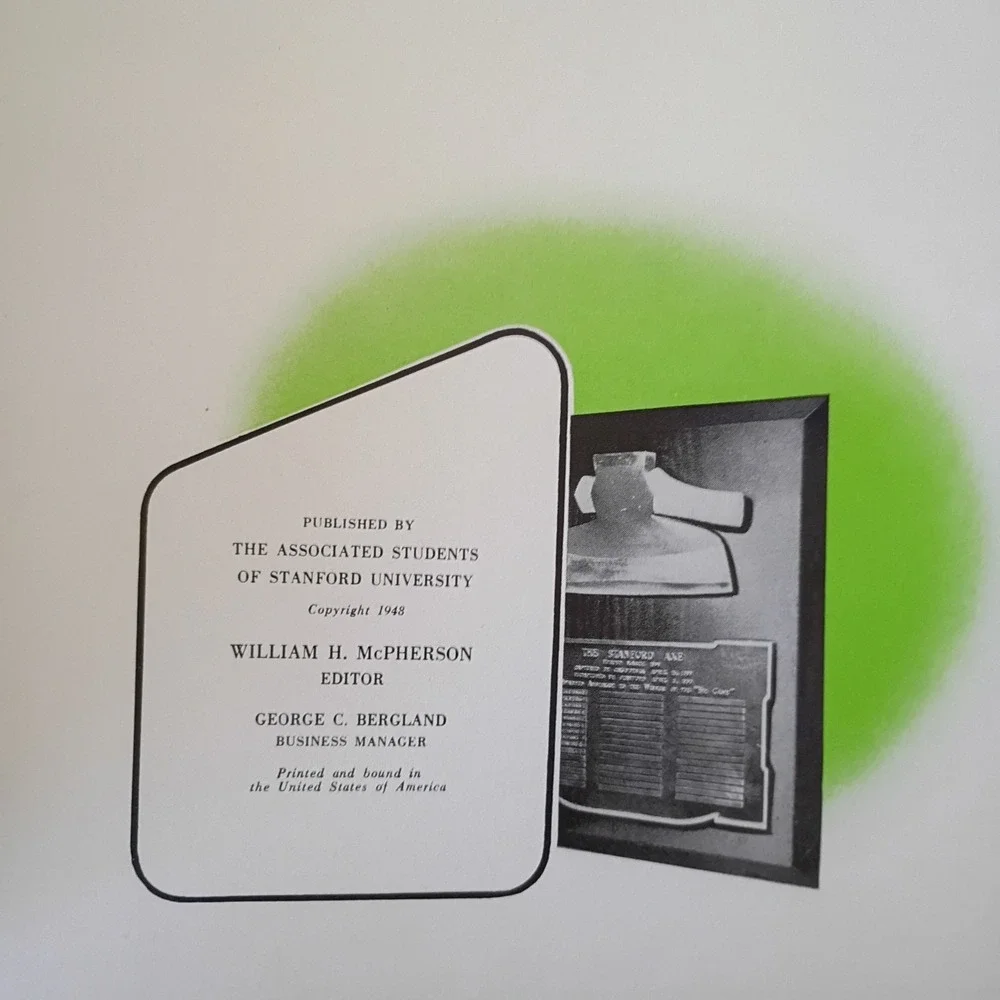 Stanford University The Quad Yearbook Annual 1948 Hardback - Very Good